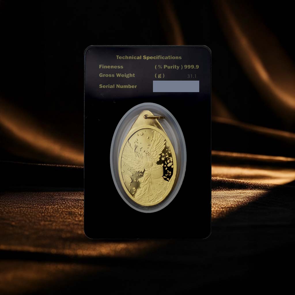 1 Ounce Angel Pendant